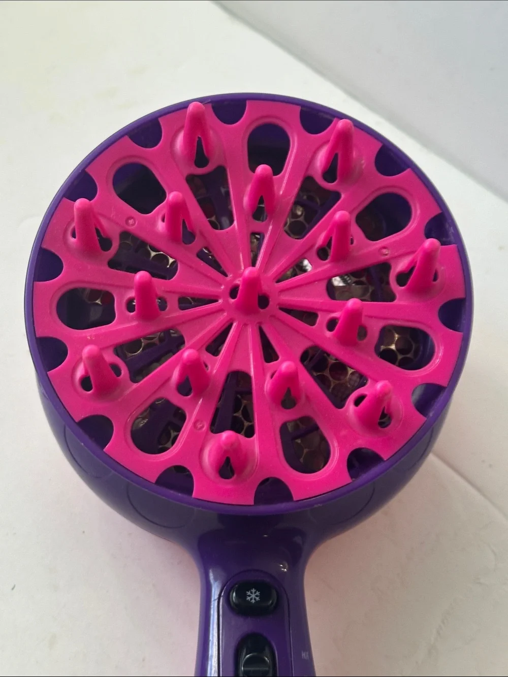 TIGI Bed Head Pink and Purple Scalp Massager Brush